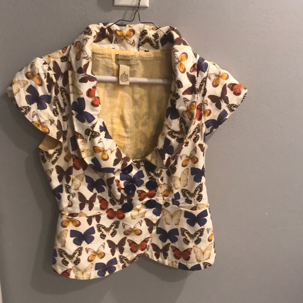 COPY - Butterfly short sleeve blazer/vest